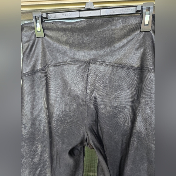 SPANX Faux Leather Legging- Black-sz 2xl Shimmery - Picture 12 of 15